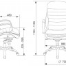 Кресло руководителя Бюрократ T-9950/BLACK-PU, черное, искусственная кожа/искусственная кожа