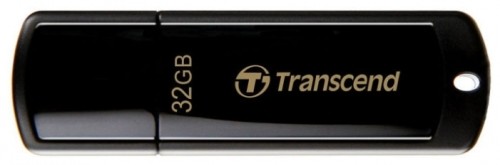 Накопитель USB 2.0,32Гб Transcend JetFlash 350,черный, пластик