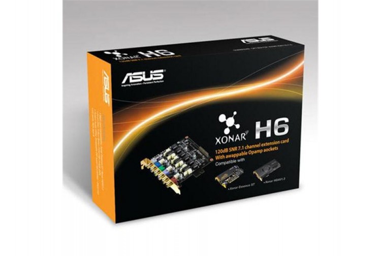 Звуковая карта Asus Xonar H6 7.1 PCI-E Апгрейд для Xonar Essence ST/HDAV1.3 Коробочная RTL 90-YAA0A0-0UAN0BZ