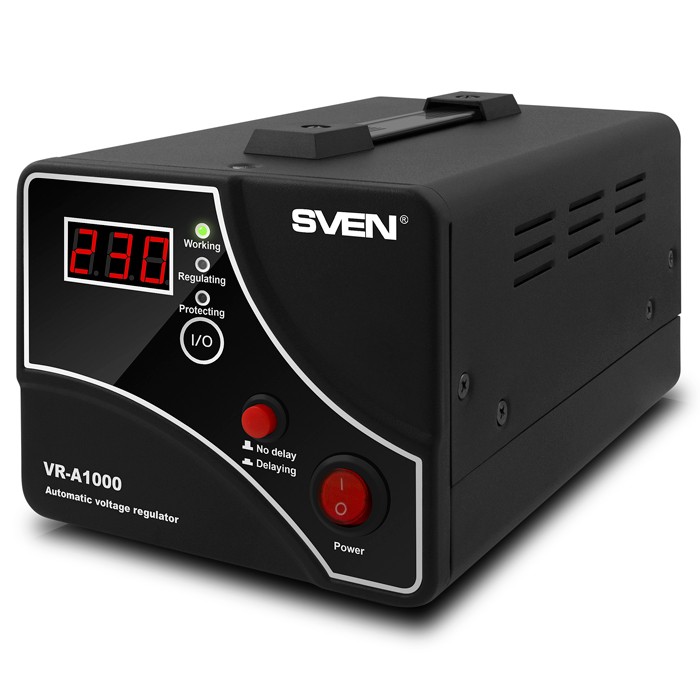 Стабилизатор напряжения Sven VR-A1000,макс. 600Вт