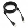 Кабель USB(AM)-USB(BM) для принтера,3м,Cablexpert CCF2-USB2-AMBM-10,черный,пакет