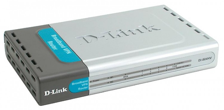 Маршрутизатор D-Link DI-804HV, 4 порта 10/100 Мбит/сек , внешний, серый, rtl, 3357