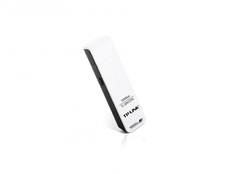 Адаптер Wi-Fi TP-Link TL-WN727N,USB 2.0, белый, rtl