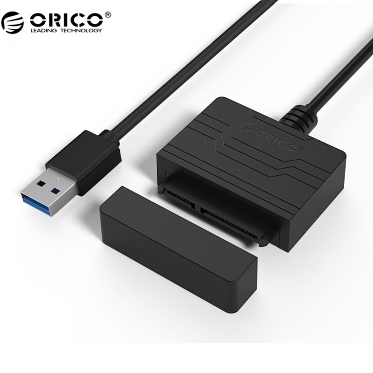 Адаптер-переходник Orico 27UTS,USB - SATA 0,2м черный, rtl(коробка)
