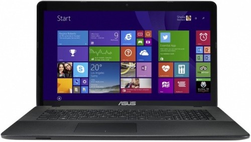 Ноутбук Asus X X751SA-TY101T 17,3''/Intel Celeron N3060 1,6ГГц(2,48ГГц - Turbo Boost)/4 Гб DDR3/Intel HD Graphics 400/HDD 500 Гб/DVD-RW/Windows 10/Wi-