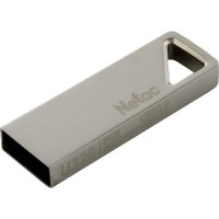 Накопитель USB 2.0, 8Гб Netac U326 NT03U326N-008G-20PN,серебристый, металл