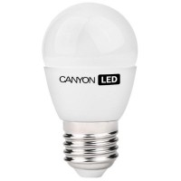 Лампа LED шарообразная/матовая Canyon E27, 6Вт(41Вт), 4000К(нейтральный), 150°, 494Лм, 50000ч., 45*84 мм(PE27FR6W230VN)