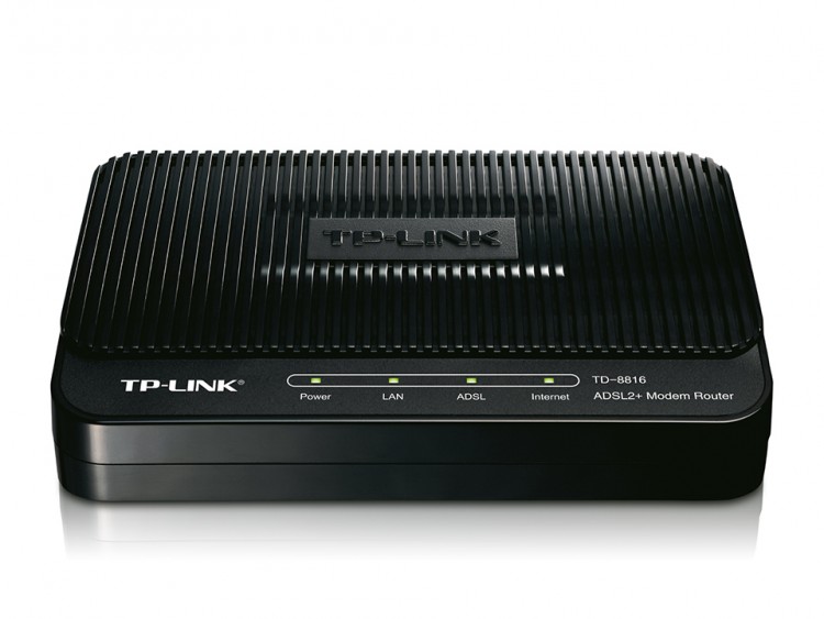 Маршрутизатор ADSL TP-Link TD-8816, 1 порт 10/100 Мбит/сек , внешний, черный, rtl, 1712502055