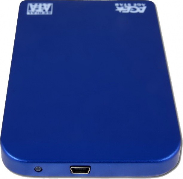 Внешний бокс AgeStar SUB2O1, 2.5", USB 2.0, аллюминий, синий, rtl