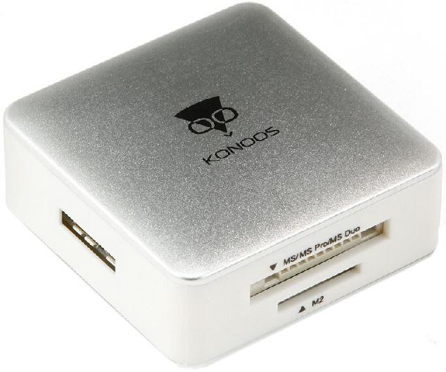 Картридер внешний Konoos UK-32 USB 3.0, для M2, Memory Stick, Memory Stick DUO, Memory Stick PRO, MM
