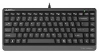 Клавиатура A4Tech Fstyler FKS11,проводная(USB),без цифр. блока,черная,rtl