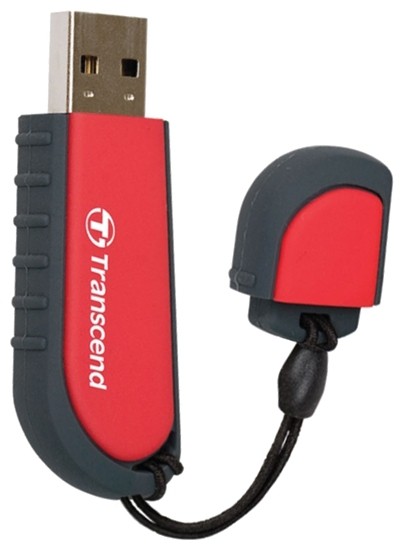 Накопитель USB 2.0 16Гб Transcend JetFlash V70 , красный