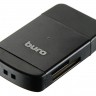 Картридер внешний Buro BU-CR-3103 USB 2.0, для SD,microSD,MMC,M2,MS,T-Flash черный, rtl