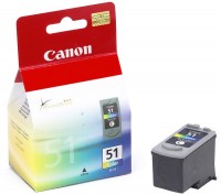 Картридж для Canon,CL-51(0618B001),Canon,трехцветный,MP450/150/170, iP6220D/6210D/2200/1600