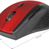 Мышь беспроводная Defender Accura MM-365, красная, оптическая, 1600dpi, USB(для приёмника), блистер