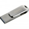 Накопитель USB 3.1/Type C, 32Гб SanDisk Ultra Luxe SDDDC4-032G-G46,серый, металл