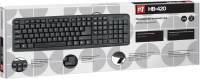 Клавиатура Defender #1 HB-420 (45420) черная,USB,rtl