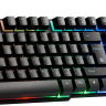 Клавиатура игровая с подсветкой Defender Mayhem GK-360DL,проводная(USB),влагозащита,черная,rtl