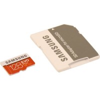 Карта памяти(+адаптер) microSDXC 128Гб/Class 10/UHS-I,Samsung EVO Plus(MB-MC128HA/RU)