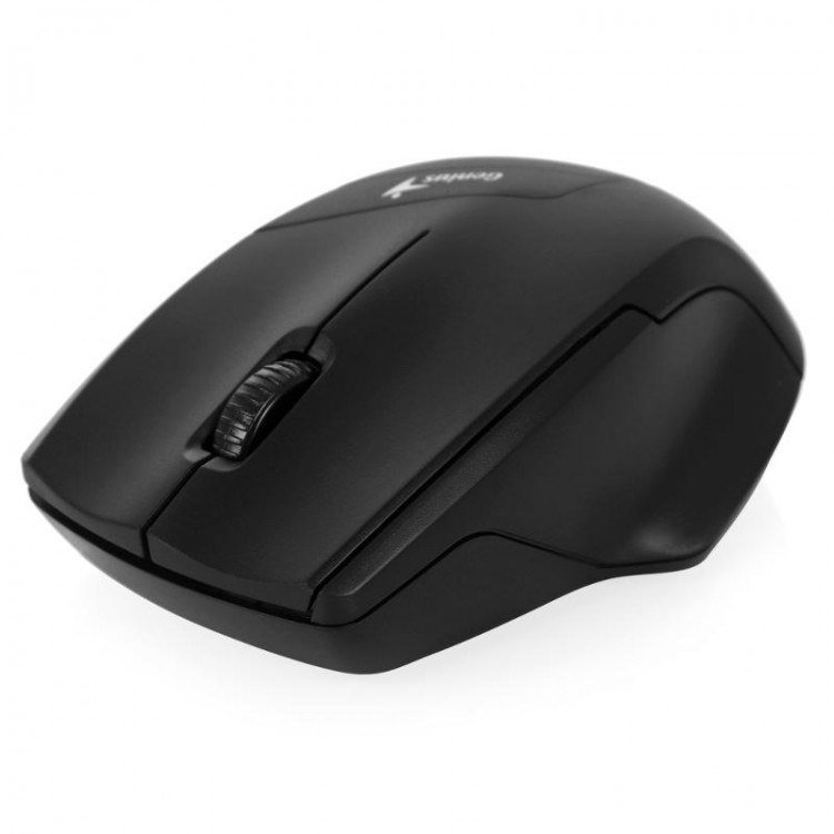 Мышь Genius NS-6015 Black, беспроводная, оптическая BlueEYE, 1000 dpi, mini-ресивер, 3 кнопки, USB, BLACK, BLUEEY