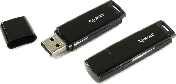 Накопитель USB 2.0 32Гб Apacer AH336,черный