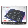 Подставка для ноутбука Crown CMLC-206T,17",сталь/пластик, 8*кулеров 70 мм, черная