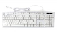 Клавиатура Gembird KB-8355U,проводная(USB),белая,rtl