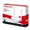 Маршрутизатор Wi-Fi Mercusys MW301R, 2*100 Мбит/сек, внешний, белый, rt