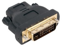 Адаптер HDMI(F)-DVI-D(M),Aopen ACA312,черный,пакет