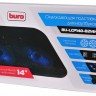 Подставка для ноутбука Buro BU-LCP140-B214H,14'',алюминий/пластик, 2*кулера 140 мм, черная