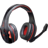 Гарнитура игровая(с подсветкой) Redragon Hardy 2.0 провод(USB) черная/красная rtl