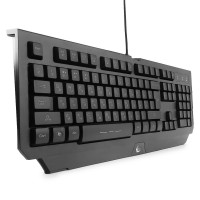 Клавиатура игровая с подсветкой Gembird KB-G300L,проводная(USB),мультимедийная,черная,rtl