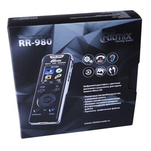 Диктофон Ritmix  RR-980  560ч. RTL