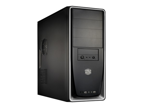 Корпус Cooler Master Elite 310 без БП, Midi-Tower/ATX, черный/серебристый