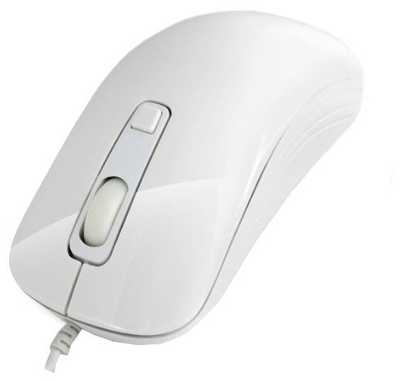 Мышь проводная Crown CMM-20, белый, оптическая, 1600dpi, USB, rtl