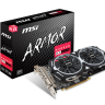 Видеокарта MSI RX 580 ARMOR 8G OC AMD Radeon RX580 1366МГц PCI-E 3.0 8Гб 8000МГц 256 бит DisplayPort x2, DVI-D, HDMI x2 