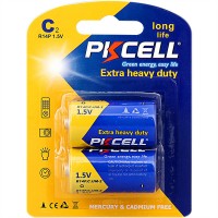 Солевая батарейка LR14/C PKCell,1.5В,1шт.(упаковка из 2 шт.),блистер