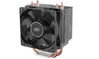 Кулер для процессора,Deepcool Gammaxx 300 Fury,универсальный,1 800 об/мин,21 ДБ,аллюминий+медь(трубки),92 мм,синяя подсветка,черный,rtl