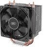 Кулер для процессора,Deepcool Gammaxx 300 Fury,универсальный,1 800 об/мин,21 ДБ,аллюминий+медь(трубки),92 мм,синяя подсветка,черный,rtl