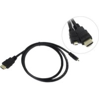 Кабель HDMI-microHDMI,1м,Telecom TCG206-1M,черный,пакет