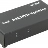 Разветвитель HDMI(F)-2*HDMI(F),Vcom DD412A,черный,rtl