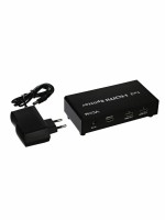 Разветвитель HDMI(F)-2*HDMI(F),Vcom DD412A,черный,rtl