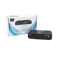 ТВ тюнер внешний Сигнал Эфир HD-215 DVB-T/DVB-T2/DVB-C 4:3, 16:9 480i,480p,576i,576p,720p,1080i,1080p 1920*1080 HDMI, USB 2.0, RCA, антенна in черный 