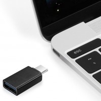 Адаптер USB(AF)-Type C,Cablexpert A-USB2-CMAF-01,черный,блистер
