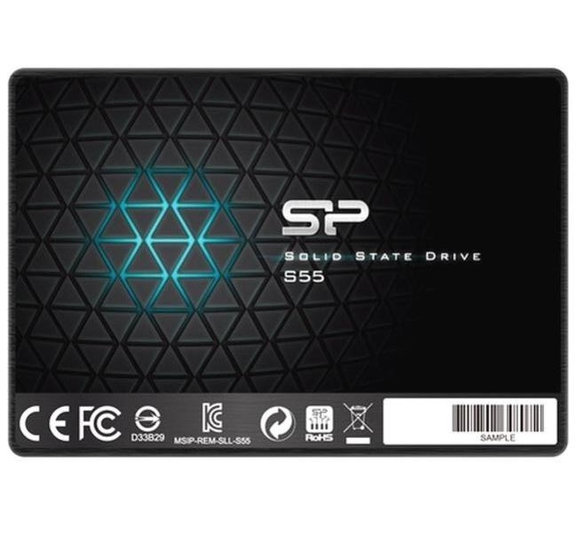 Накопитель SSD 2.5" 480Гб Silicon Power Slim S55 SP480GBSS3S55S25TR,блистер