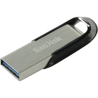 Накопитель USB 3.0, 16Гб SanDisk Ultra Flair SDCZ73-016G-G46,серебристый, металл/пластик
