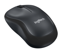 Мышь беспроводная Logitech M220 Silent, черная/серая, оптическая, 1000dpi, USB(для приёмника), блист