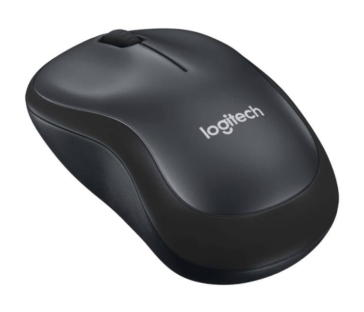 Мышь беспроводная Logitech M220 Silent, черная/серая, оптическая, 1000dpi, USB(для приёмника), блист