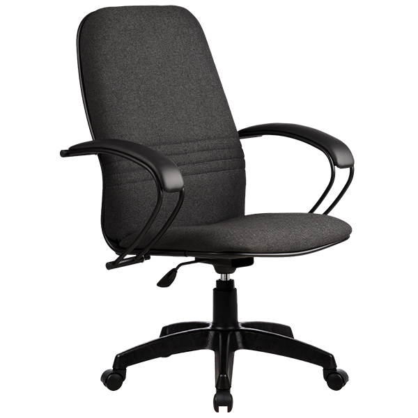 Кресло офисное Метта CP-1 PL18, серый, ткань/ткань