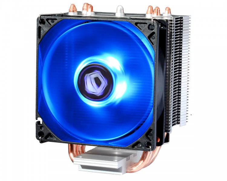 Кулер для процессора,ID-Cooling SE-913X,S115*,2 200 об/мин,24 ДБ,аллюминий+медь,92 мм,синяя подсветк